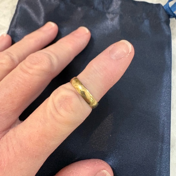 Vintage 10k Gold Wedding Ring - Picture 4 of 5